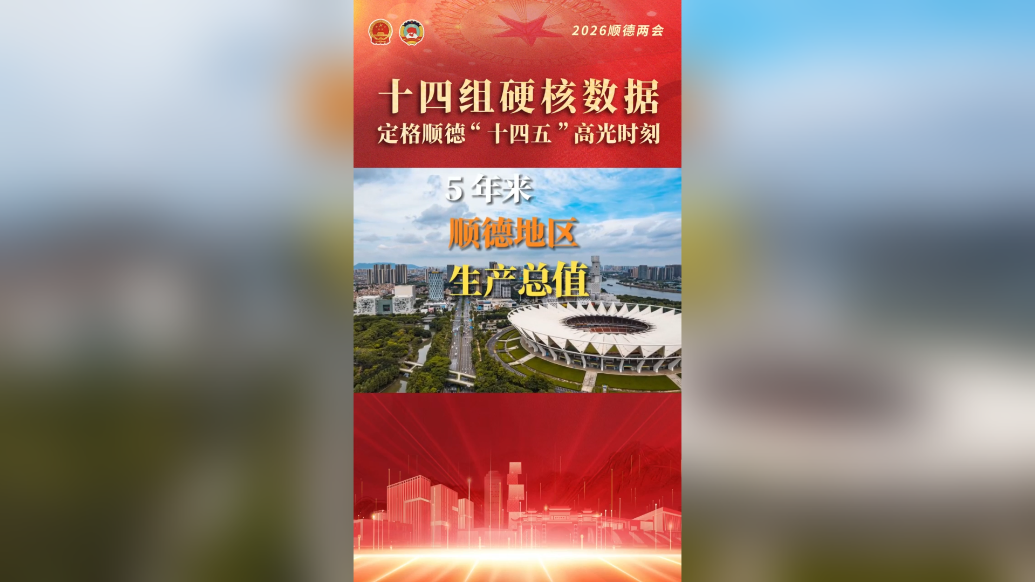 十四组硬核数据，定格顺德“十四五”高光时刻！