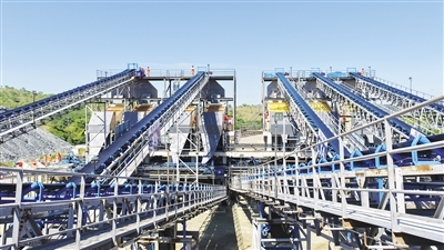 “南昌造”亮相非洲“三峡工程” 南矿集团提供全线主机设备