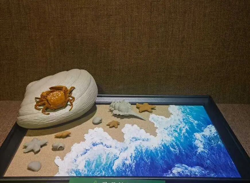 △ 作品《滩》。受访者供图