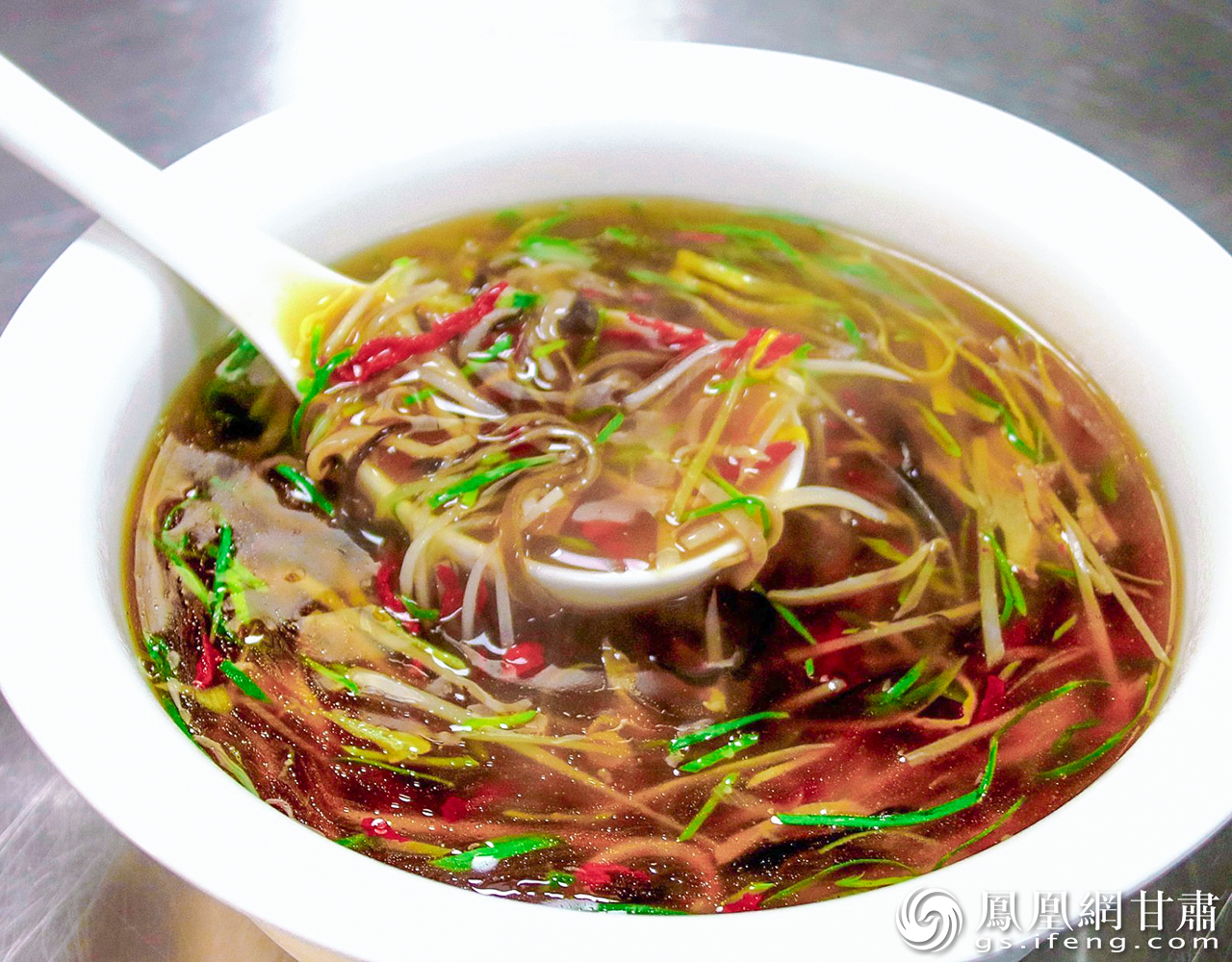 秦安酸辣肚丝汤是甘肃天水市级非物质文化遗产　秦安县融媒体中心供图