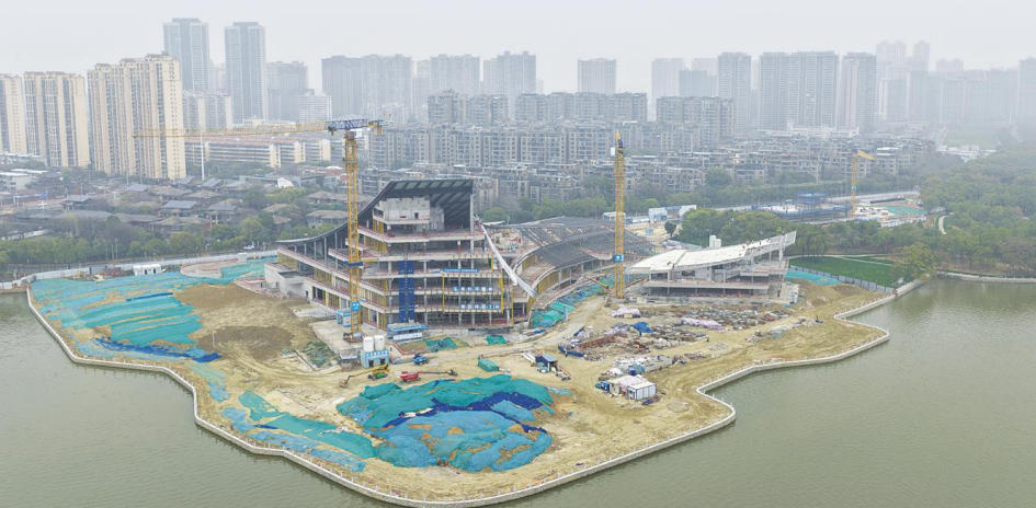 南昌市图书馆新馆项目主体结构完成（图）