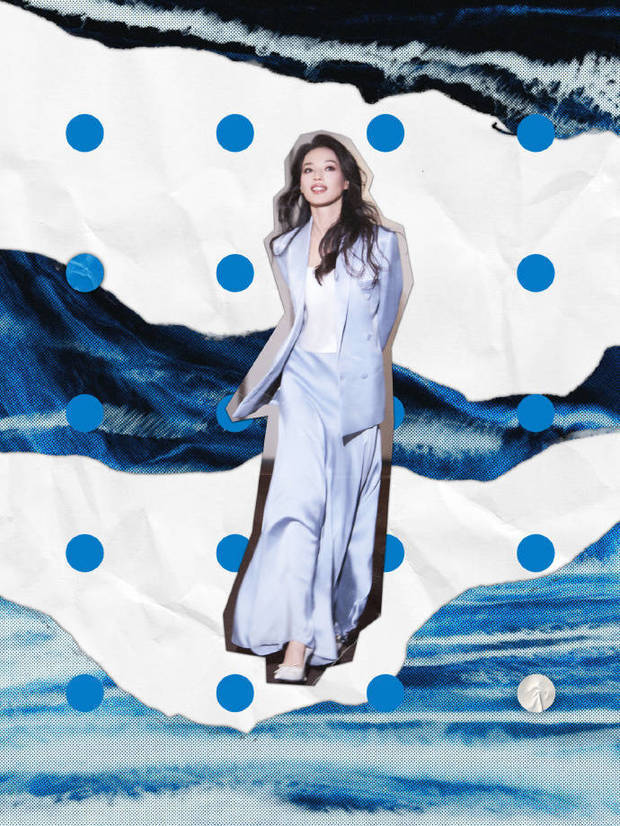 舒淇俏皮又灵动。