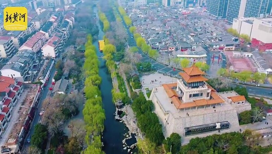 春雨润泉城，环城公园披绿绘就“绿丝带”画卷