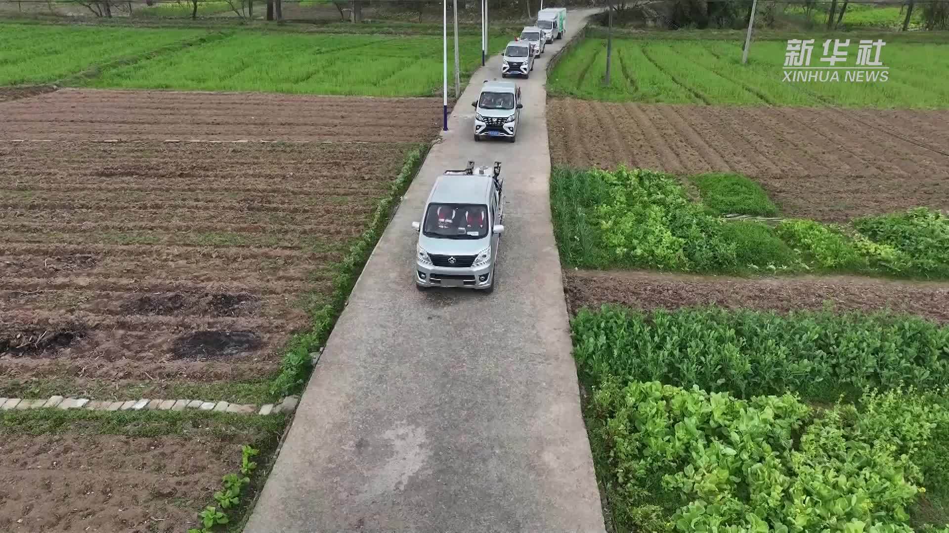 重庆巫溪：无人机“飞防”作业  科技护航油菜春管