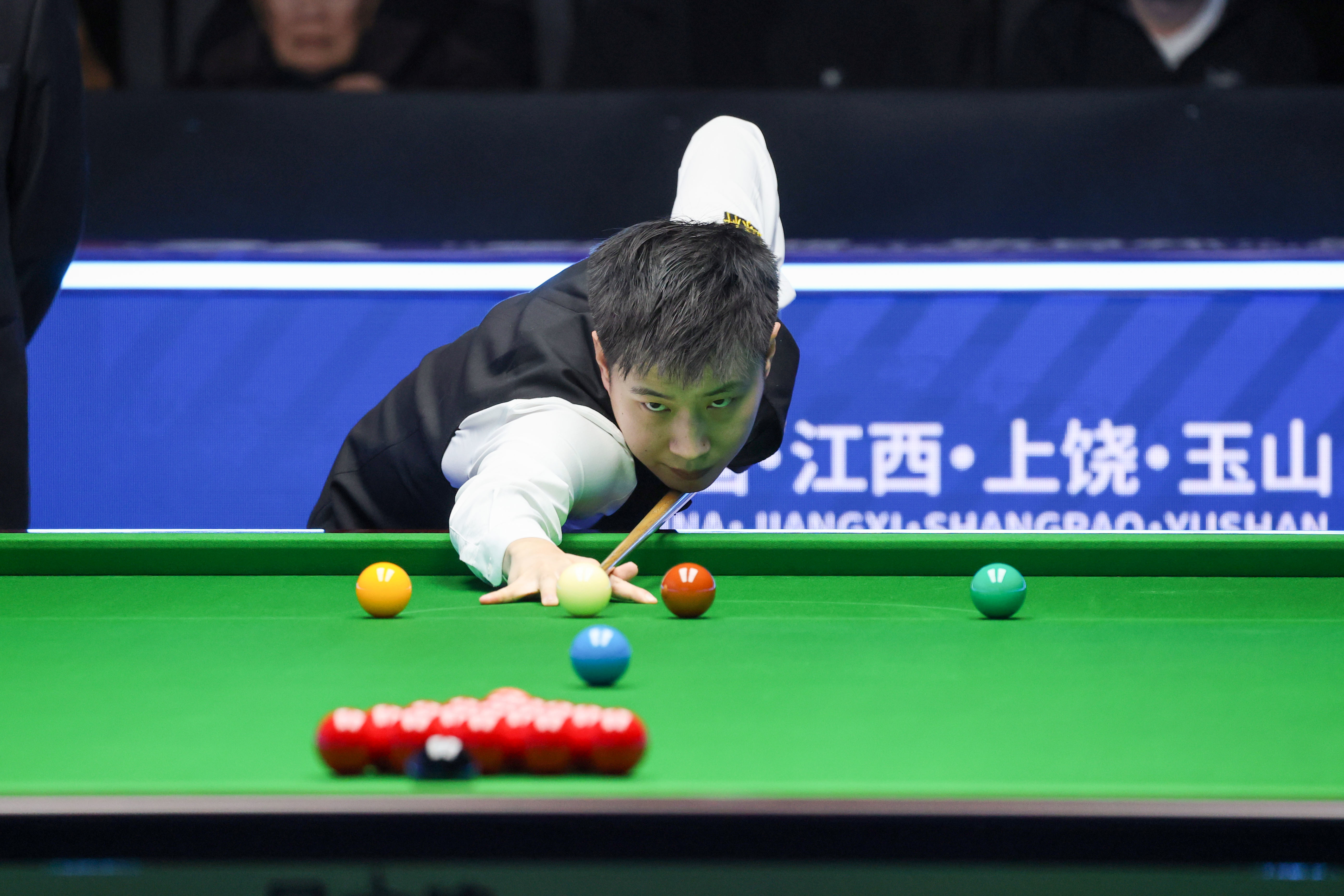 ▲赵心童在本届比赛中。摄影丨江西日报全媒体记者李征