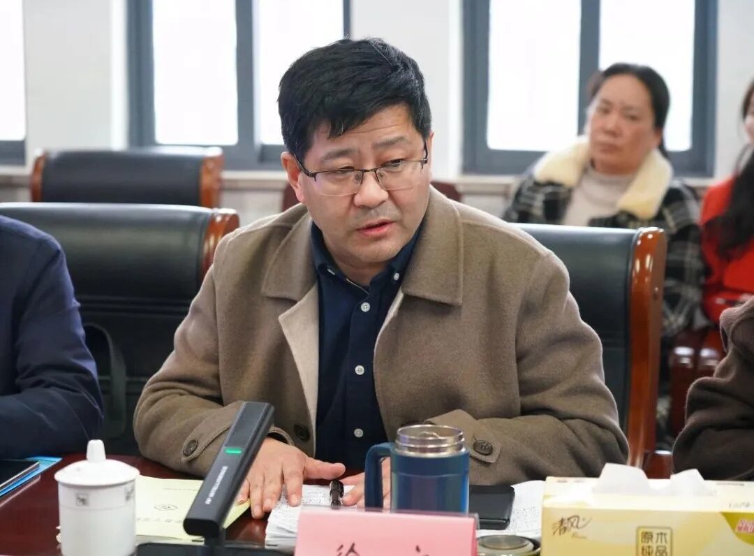 徐文院长作视导反馈