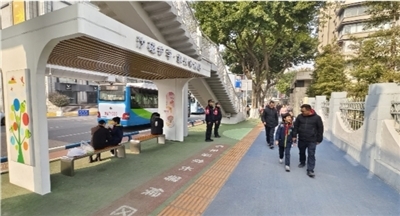 位于重庆市沙坪坝区的沙磁“护学驿站”。沙坪坝区委宣传部供图