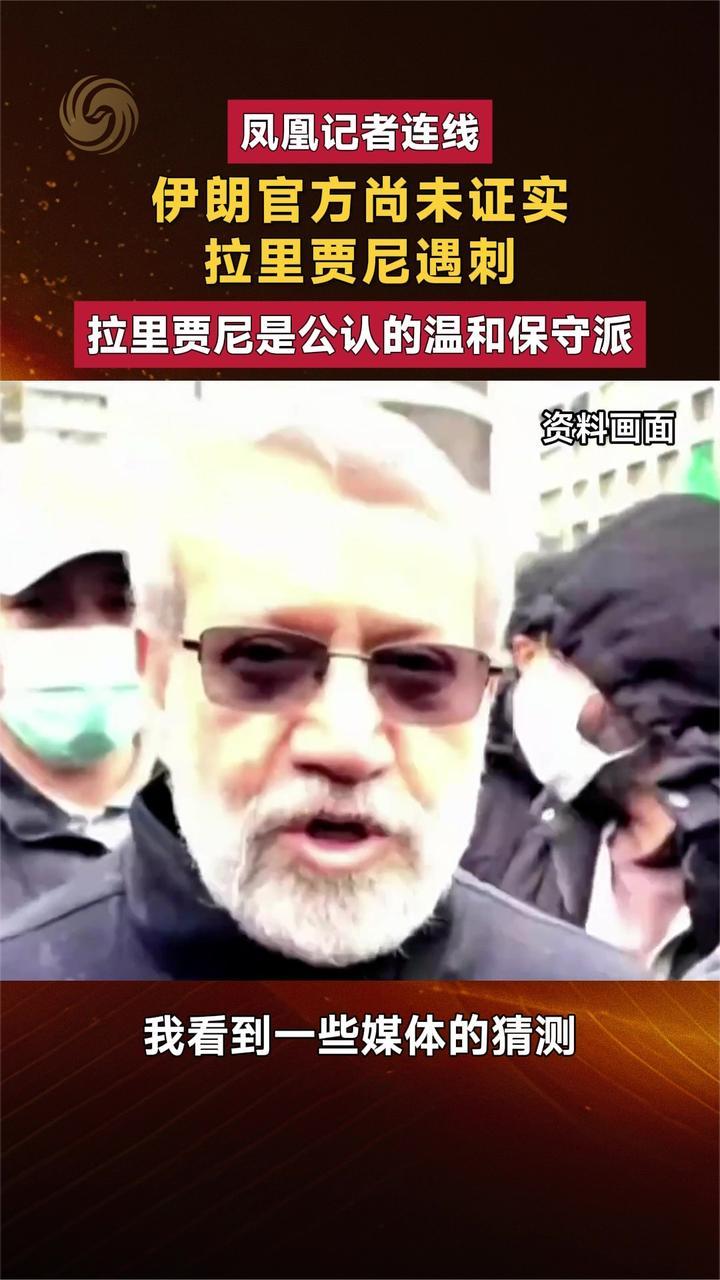 凤凰记者连线 伊朗官方尚未证实拉里贾尼遇刺 是公认的温和保守派