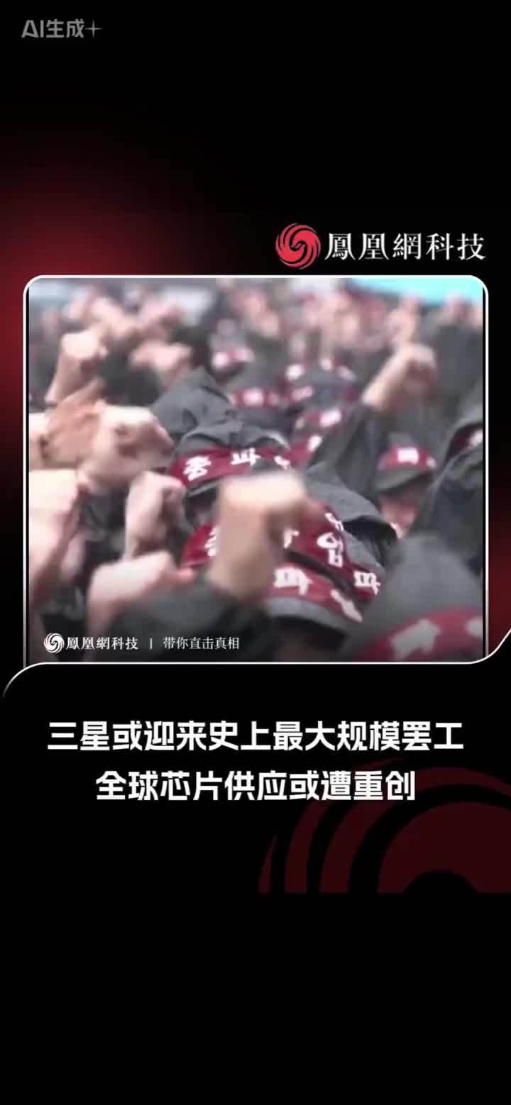 三星或迎来史上最大规模罢工  全球芯片供应或遭重创 #三星 #科技 #热点 #芯片