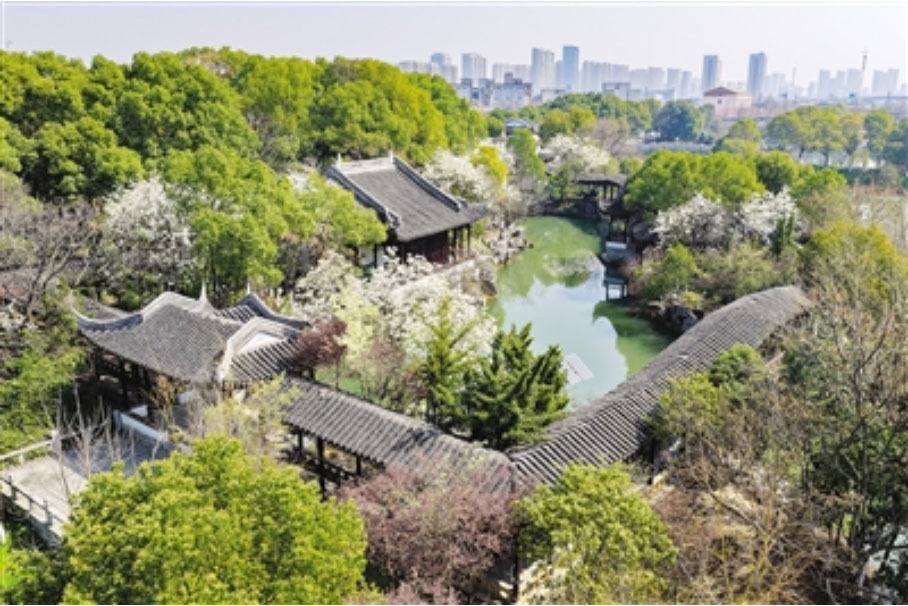 南昌八大山人景区春意盎然引客来（图）