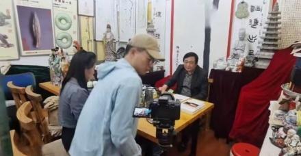 央视《一锤定音》栏目组走进盐城大洋湾拍摄花絮