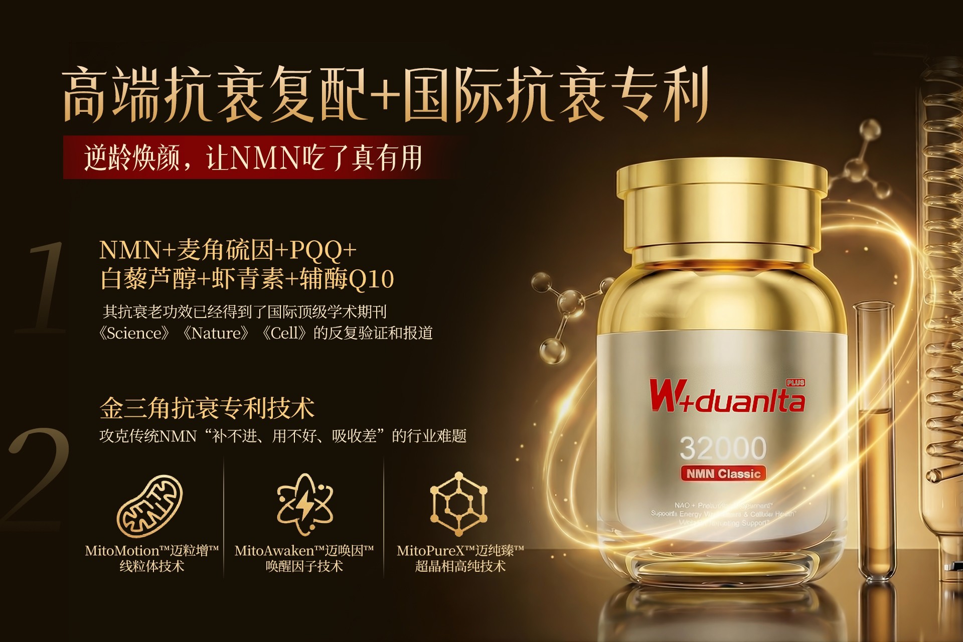 顶刊实证NMN细胞抗衰:W+端粒塔领跑全球NMN行业发展破解内源衰老痛点(图3)