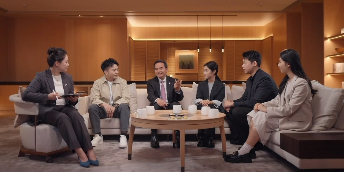 平安集团董事会秘书兼品牌总监盛瑞生讲话