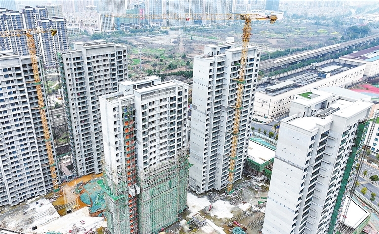 九江：安置房建设稳步推进（图）