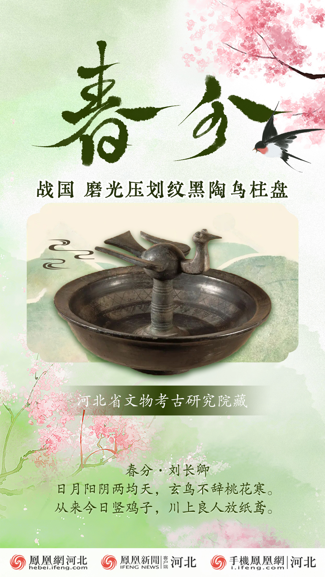 春分至，玄鸟归：战国陶盘中的河北春意