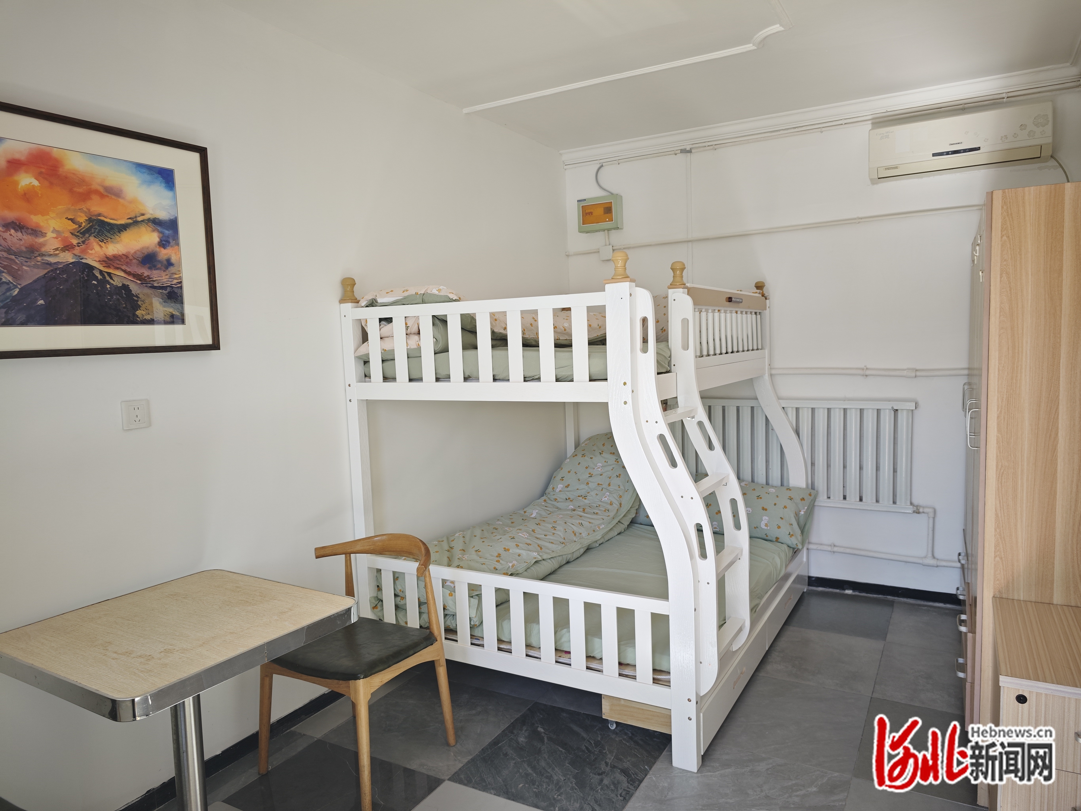 “晴暖助医小家”的住宿房间。杨丽君供图