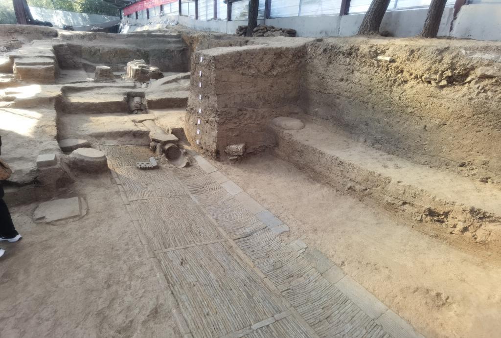 图为“大台”发掘地点部分区域。新华社记者王凯 摄