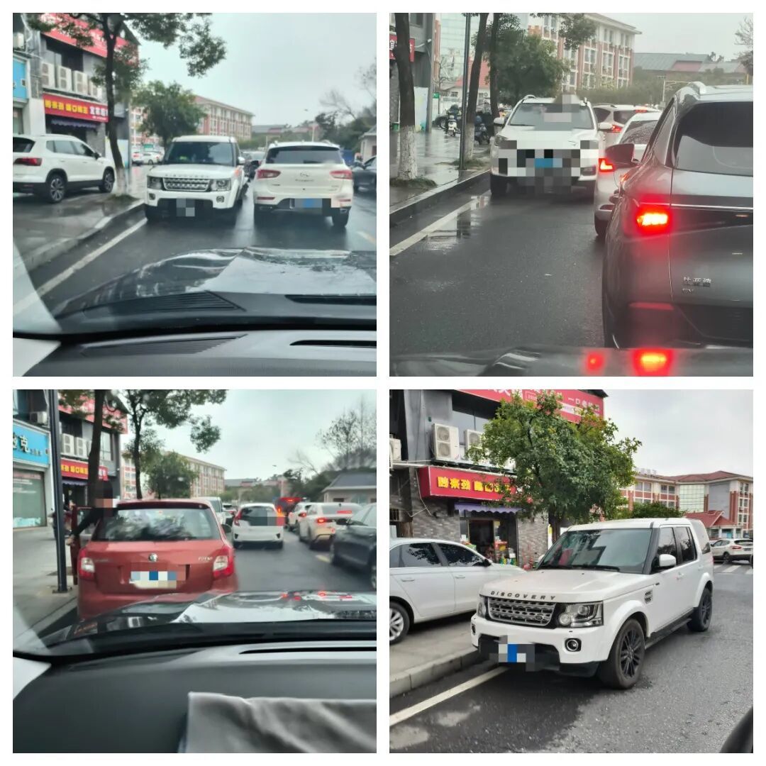 德安县蒲塘学校周边违停车辆多 异常拥堵影响出行