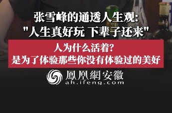 张雪峰的通透人生观：“人生真好玩，下辈子还来”