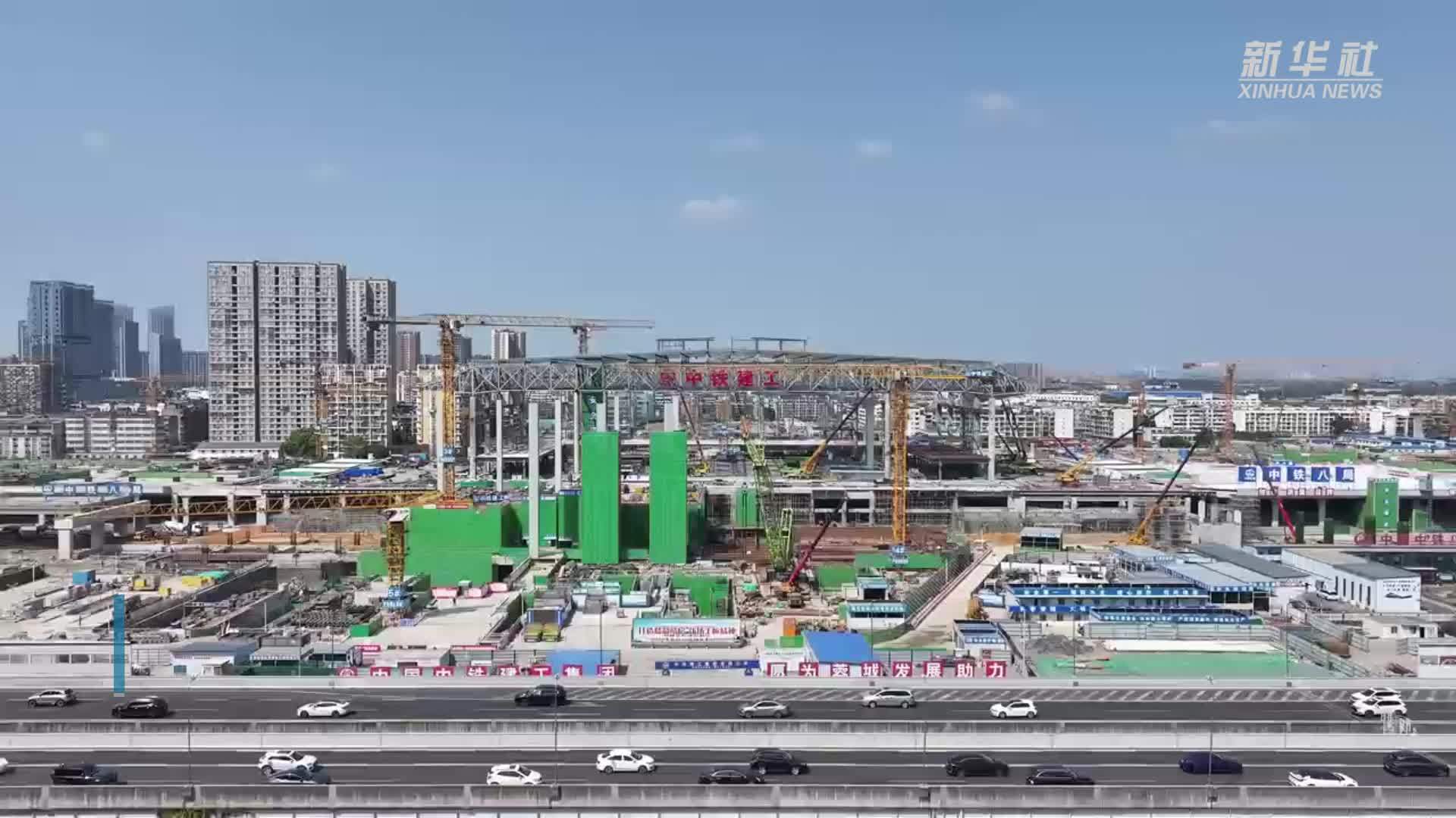 成都站扩能改造工程建设持续推进