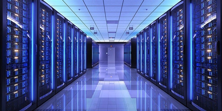 视博数字经济产业园机房。企业供图