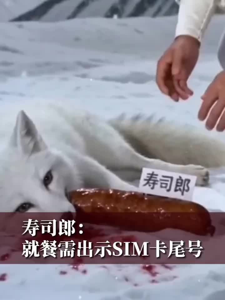寿司郎：就餐需出示SIM卡尾号 #寿司郎
