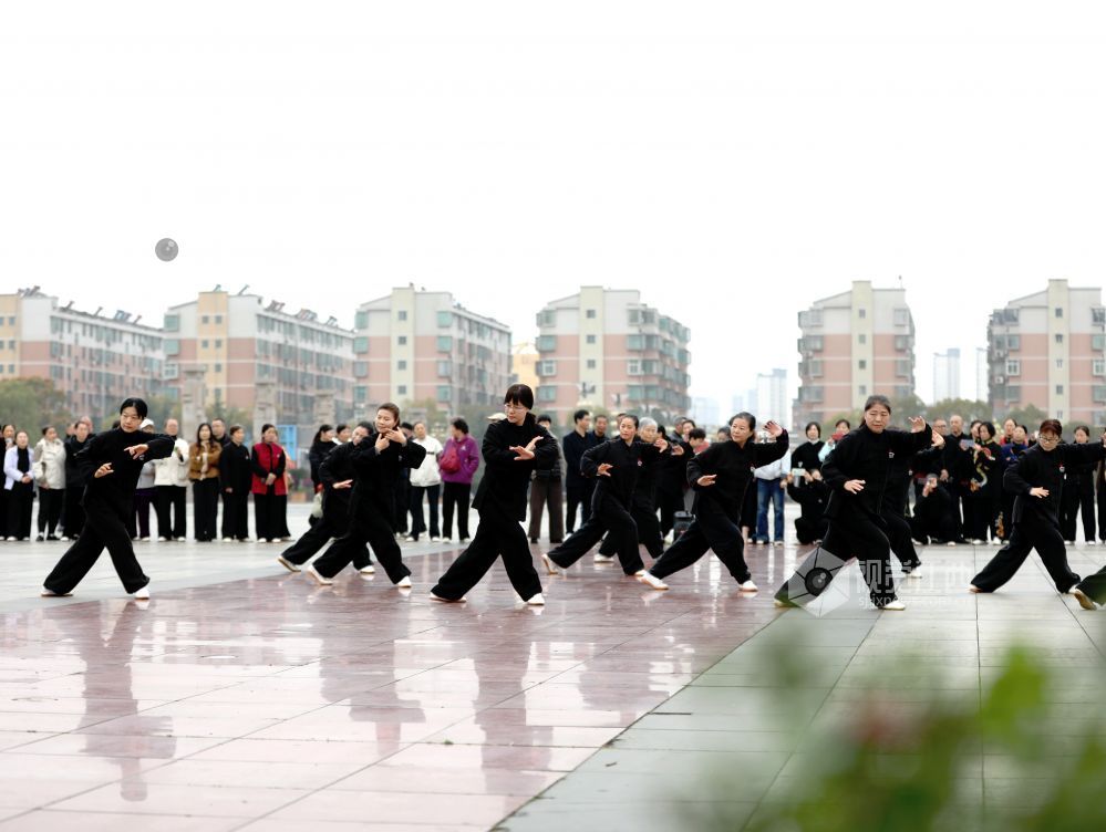 江西分宜:健康生活 太极同行(图)