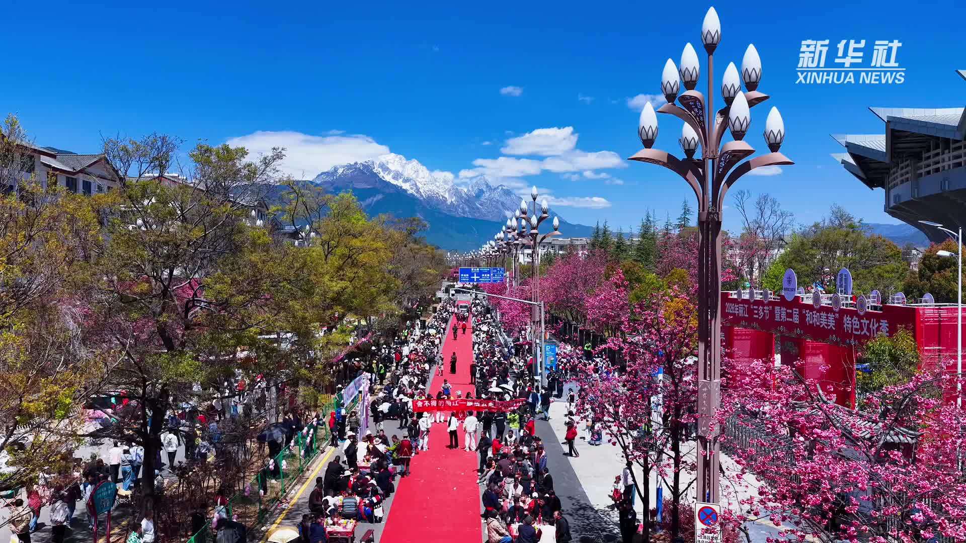 沉浸式体验春日浪漫 云南丽江举办“三多节”