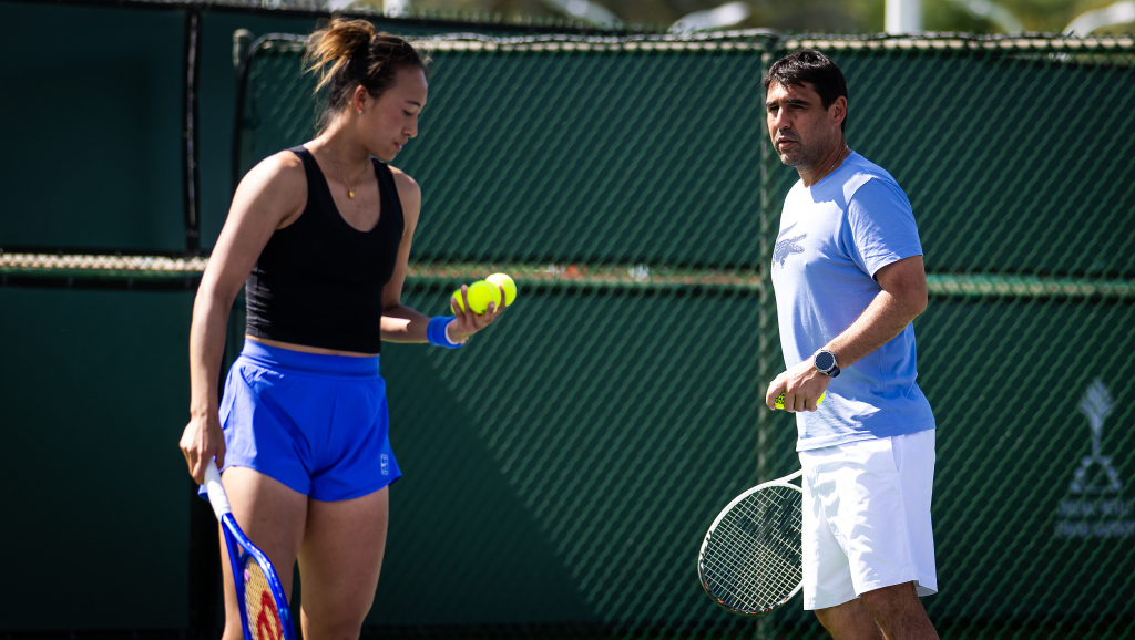 巴格达蒂斯加入了郑钦文团队