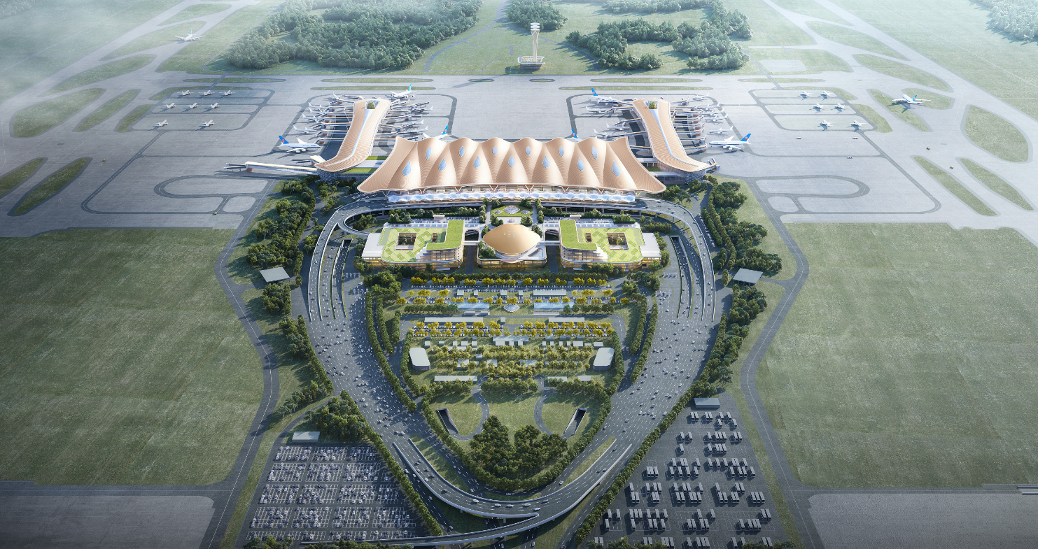 广州新机场效果图