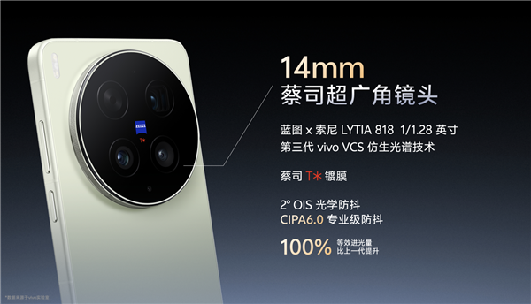 机圈专业V单来了！vivo X300 Ultra首发索尼LYTIA-901 三大黄金焦段