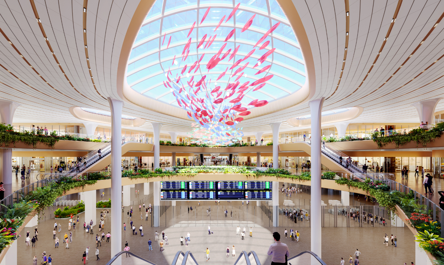 广州新机场效果图