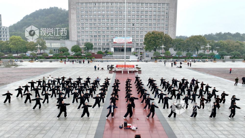 江西分宜:健康生活 太极同行(图)