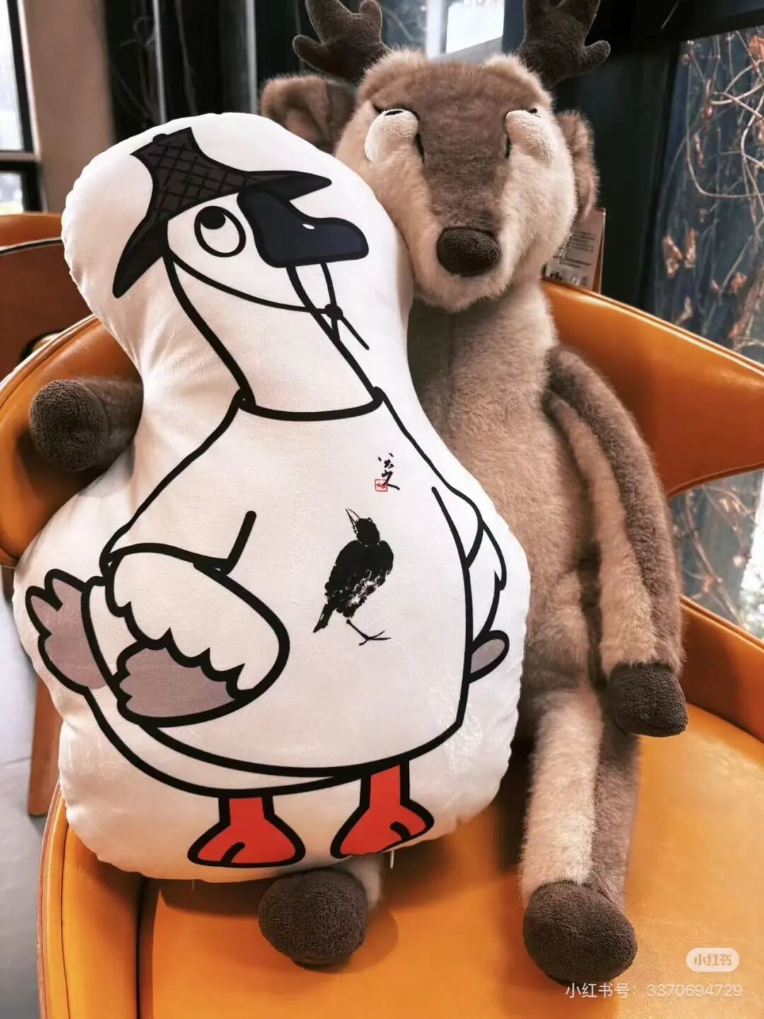 南昌八大山人纪念馆“鹅鹅耷”正式出道 延续八大经典“翻白眼”形象