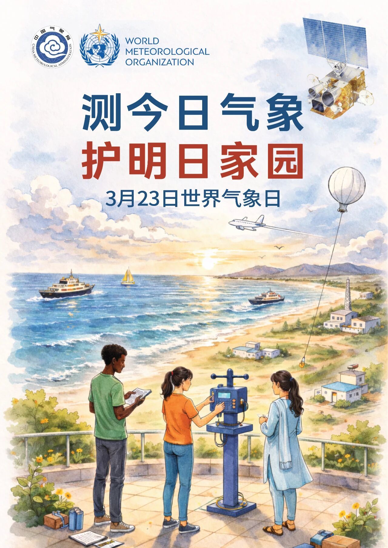 江门：全市气象部门开展“世界气象日”科普活动