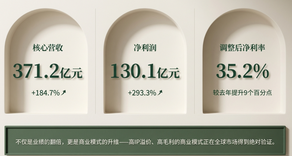泡泡玛特2025年净利润同比暴增293%,但营收低于预期,股价下挫超15%