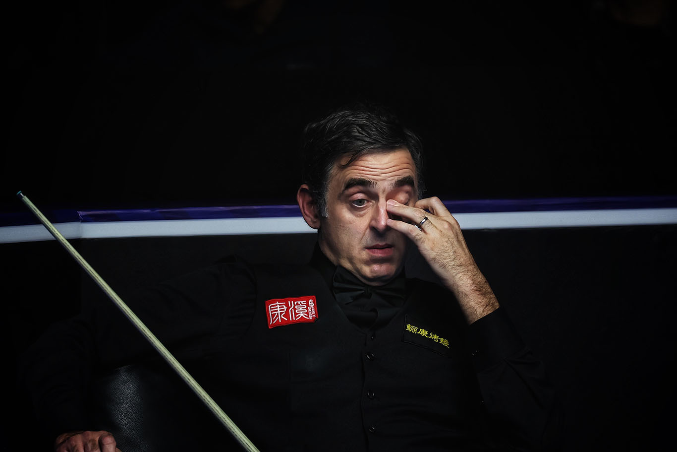 ▲奥沙利文两度领先遭休息时间“剧本杀”。