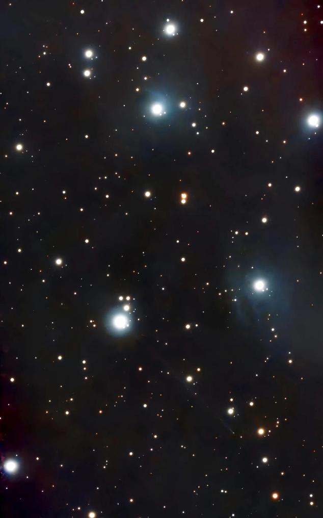 这是2026年1月13日在北京市使用智能天文望远镜拍摄的昴星团。新华社记者邢广利 摄