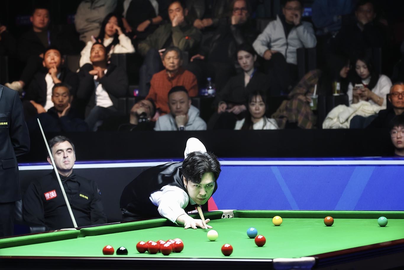 ▲双方互有攻守，比赛过程十分精彩。