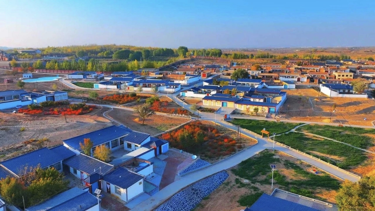 ▲尖山庙村兰派民居