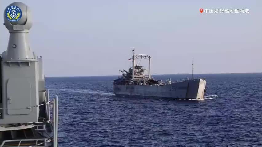 菲舰不顾中方反复喊话提醒