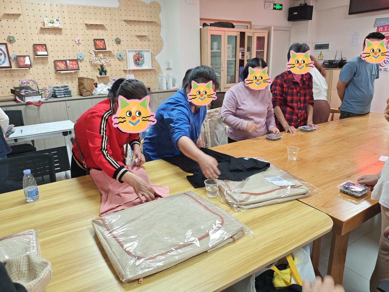 图3 参与者收纳比拼