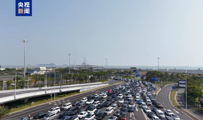 再创新高！港珠澳大桥口岸港澳单牌车单季度首次突破100万辆