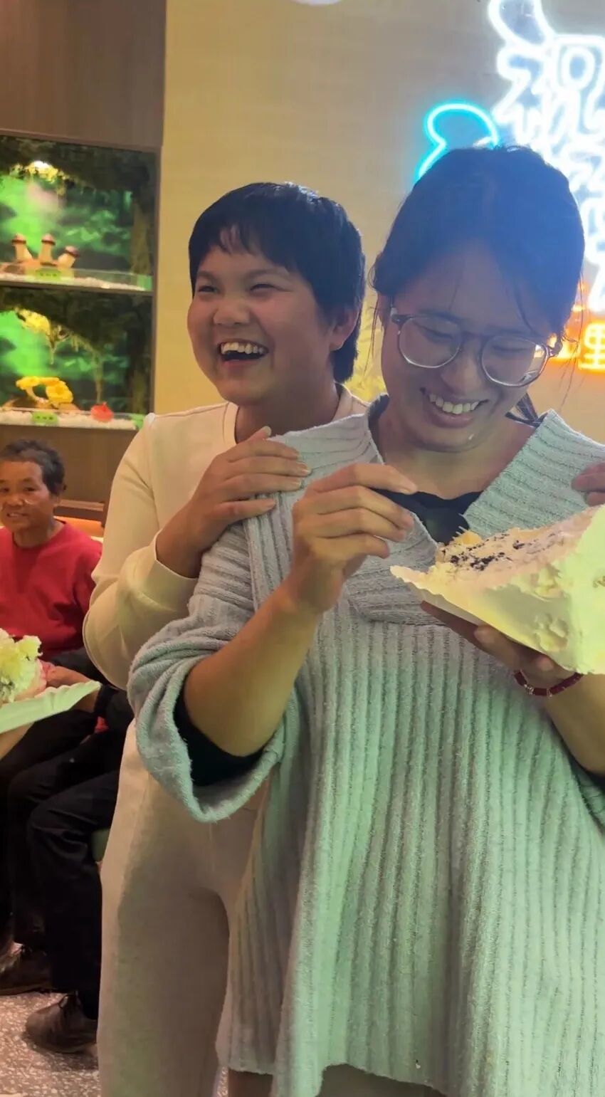 胡心瑶和兰俊。图/九派新闻 徐玉婷