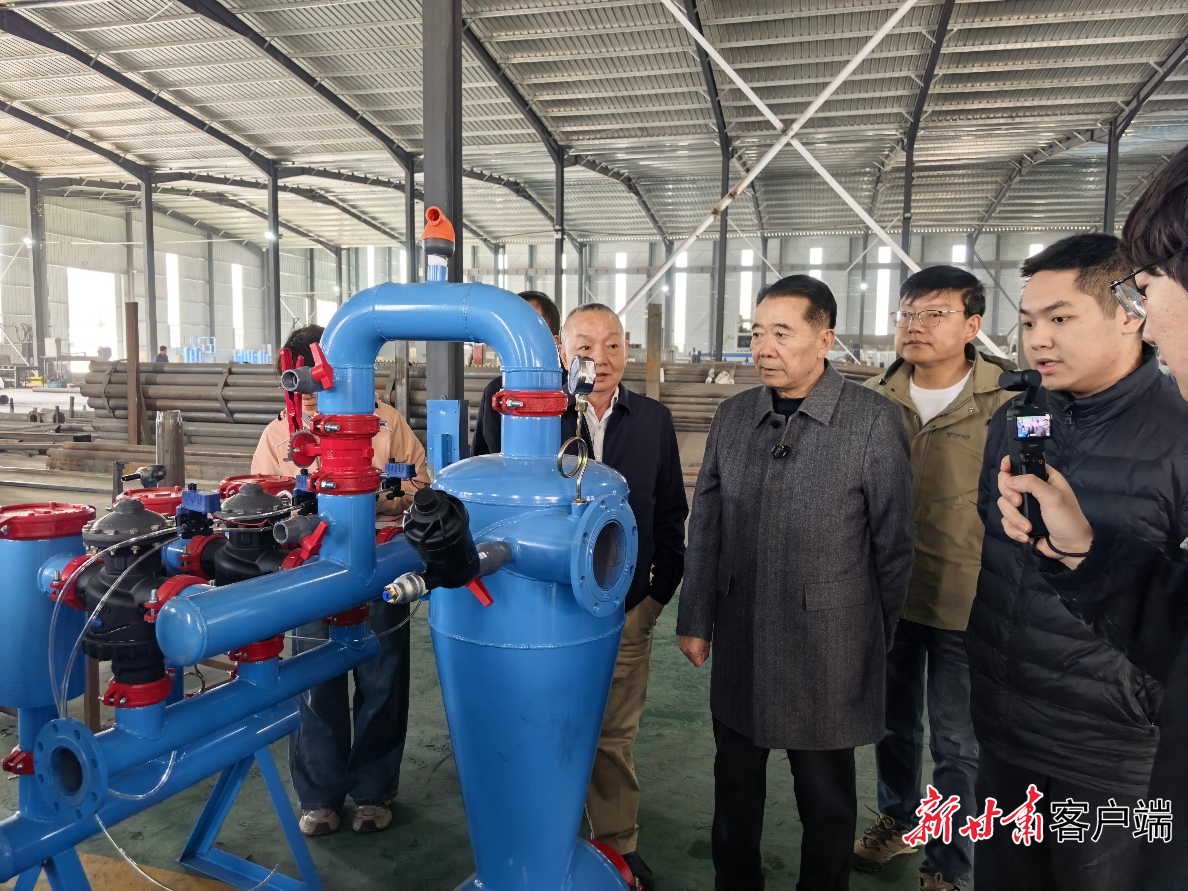 马忠明在企业调研