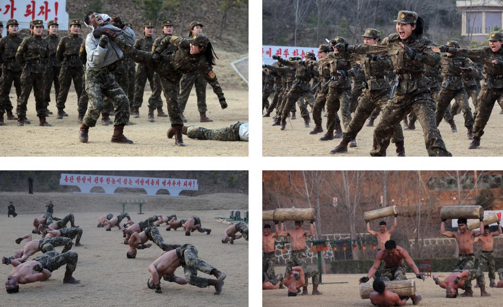 金正恩视察朝鲜特种部队