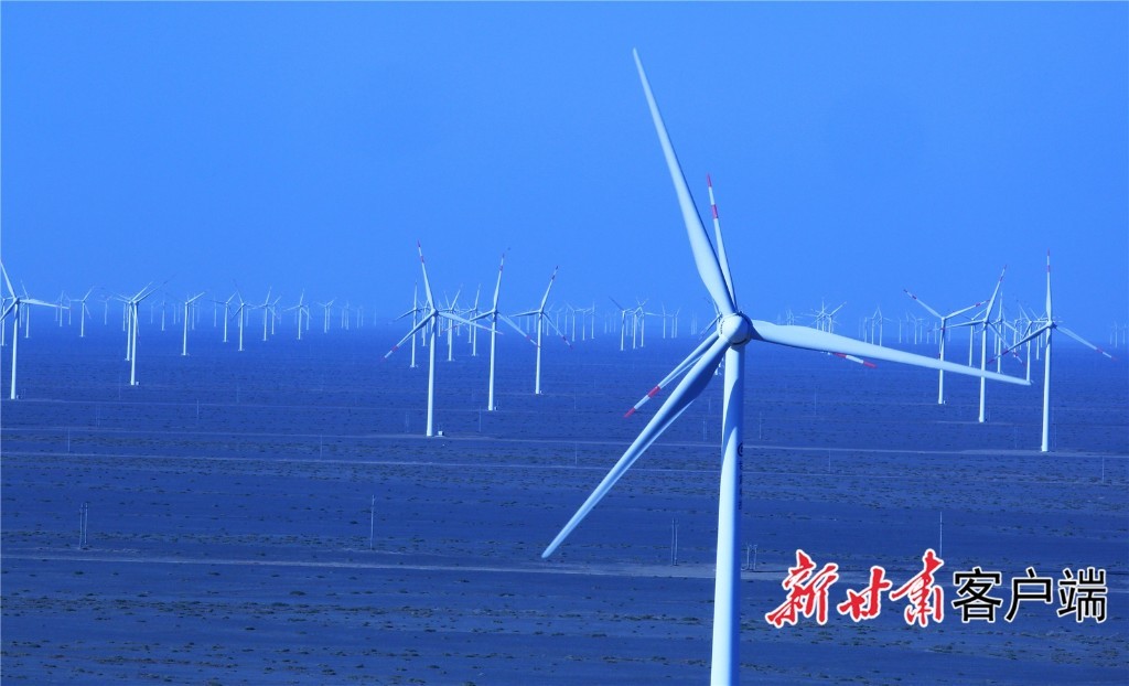 甘肃电投集团位于河西的风电场