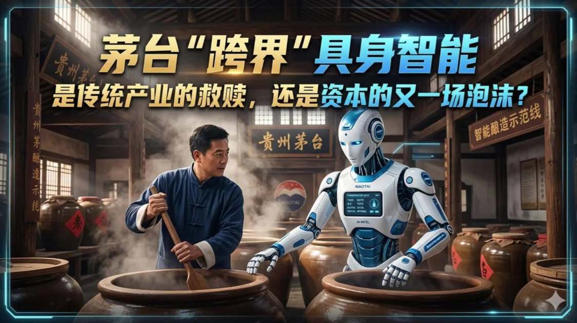 茅台“跨界”具身智能，是传统产业的救赎还是资本的又一场泡沫？