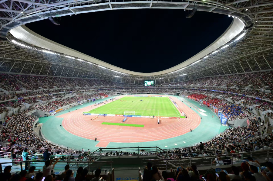 赣州队主场“鸟巢”内场图（资料图）。记者欧艳芬 摄