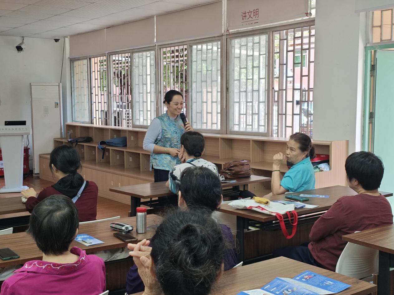 “拥抱好睡眠，健康紧相伴”——明珠街社区长者健康讲座顺利开展